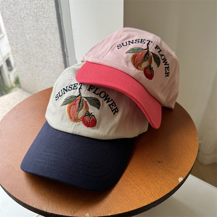 Women's Embroidered Fruit-Themed Baseball Cap Stornfield