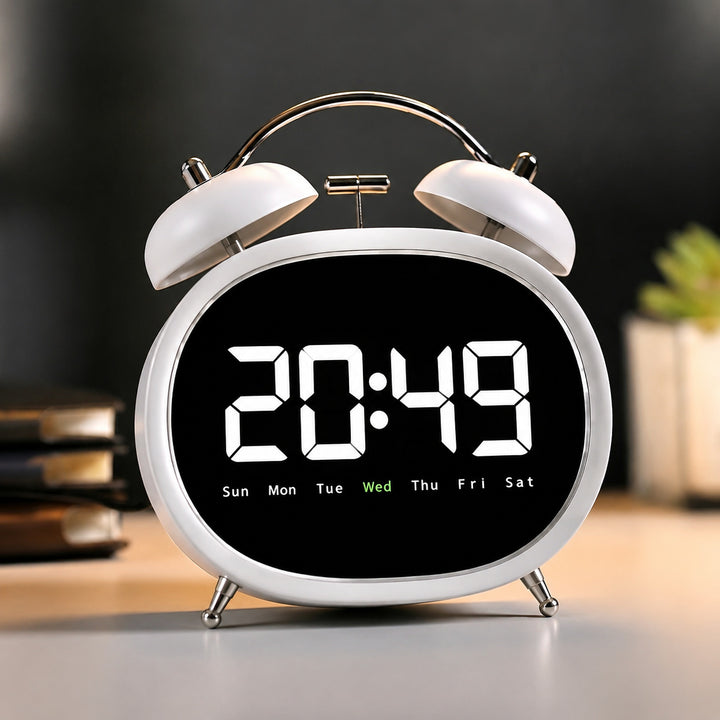 Digital Bluetooth table clock with large digits Stornfield