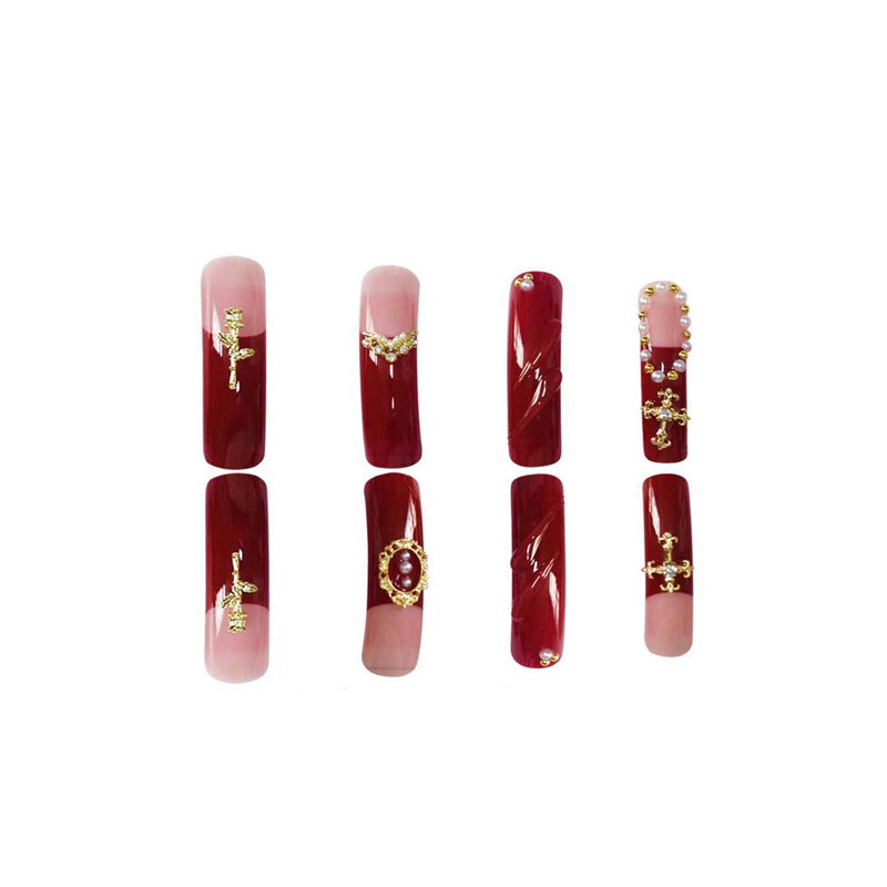 Artistic Decorative Press-On Nails Stornfield