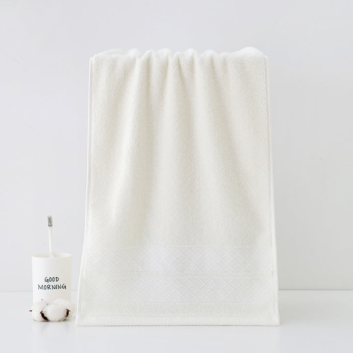 Elegant and Luxurious Terry Bath Towel with Fine Border Stornfield