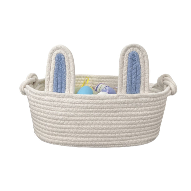 Ladies Playful Storage Basket with Bunny Ears Stornfield