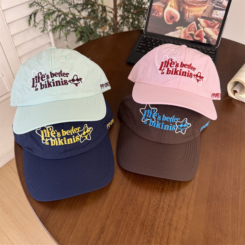 Women's Cotton Baseball Cap with Motivational Quote Stornfield