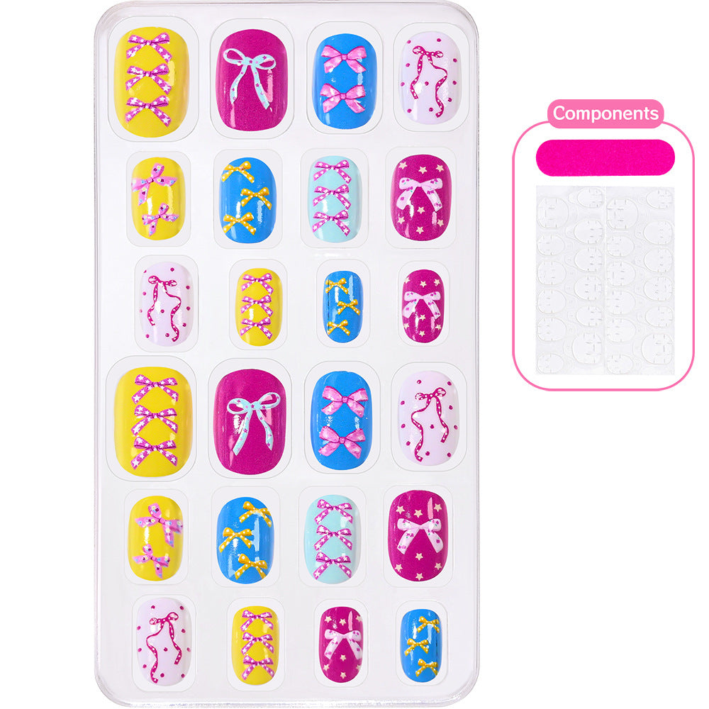 Creative Cartoon-Themed Press-On Nail Collection Stornfield