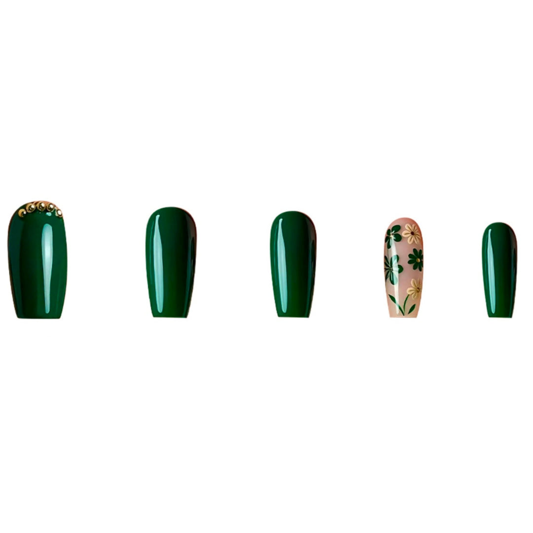 Botanical Nail Art Press-On Set Stornfield