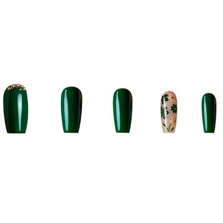 Botanical Nail Art Press-On Set Stornfield