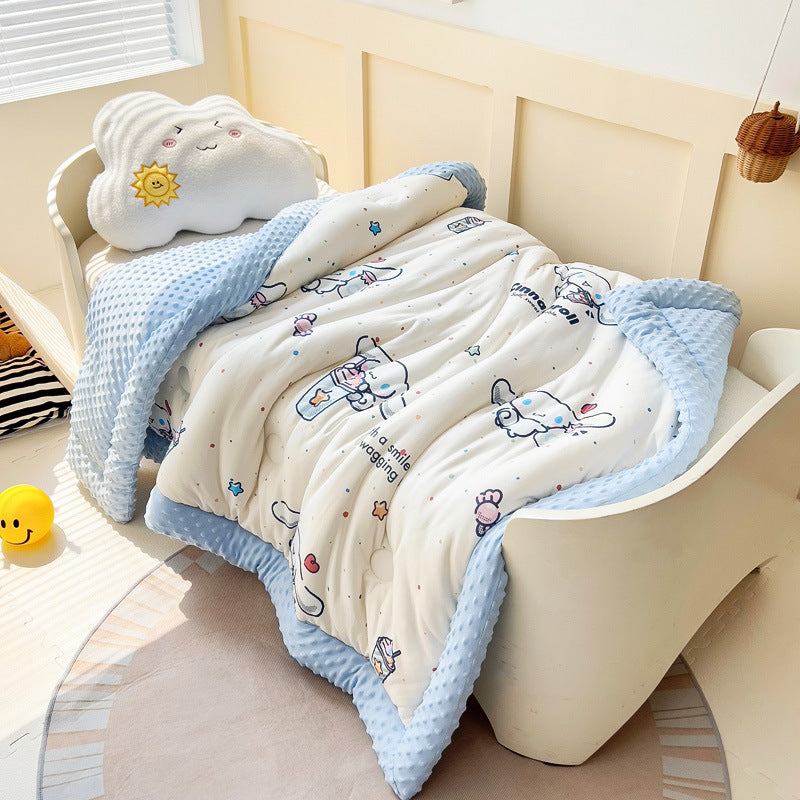 Girls cuddly blanket with versatile animal motif Stornfield