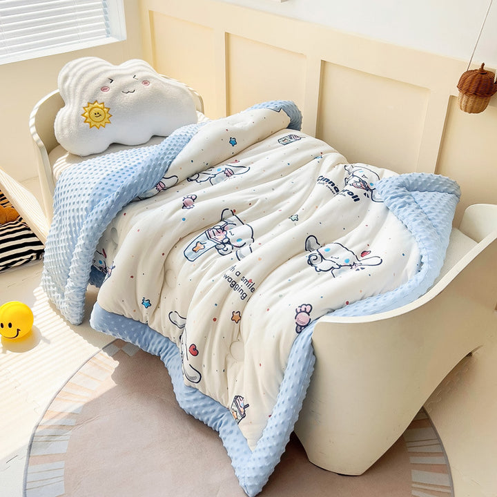 Girls cuddly blanket with versatile animal motif Stornfield