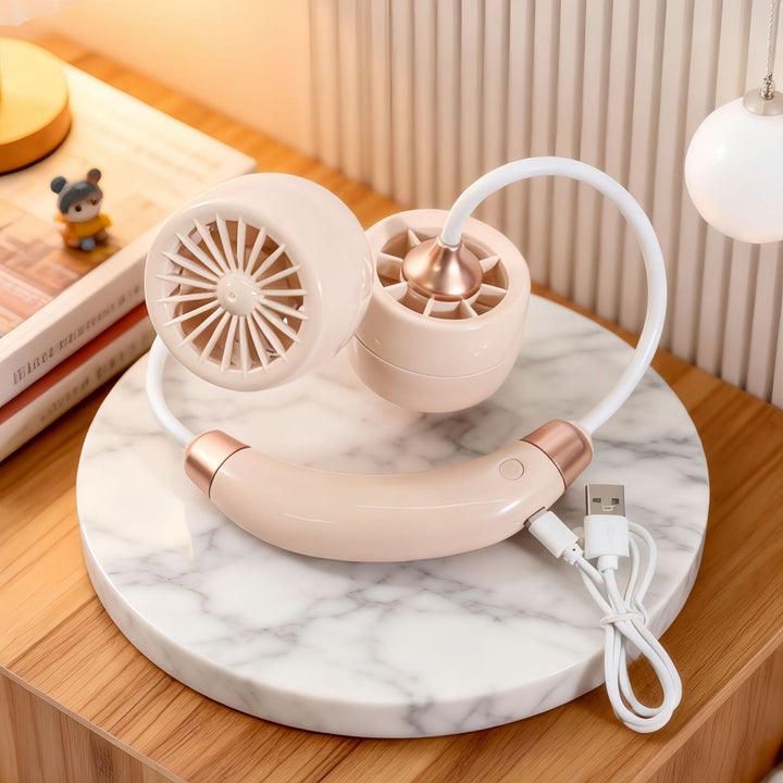 Ladies Portable Neck Fan with Flexible Design Stornfield