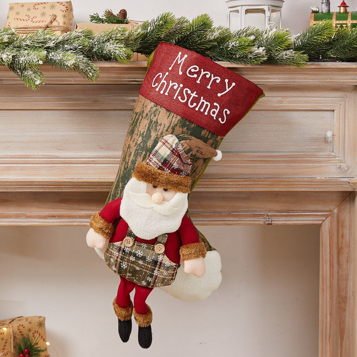 Festive Christmas stocking with nostalgic design Stornfield