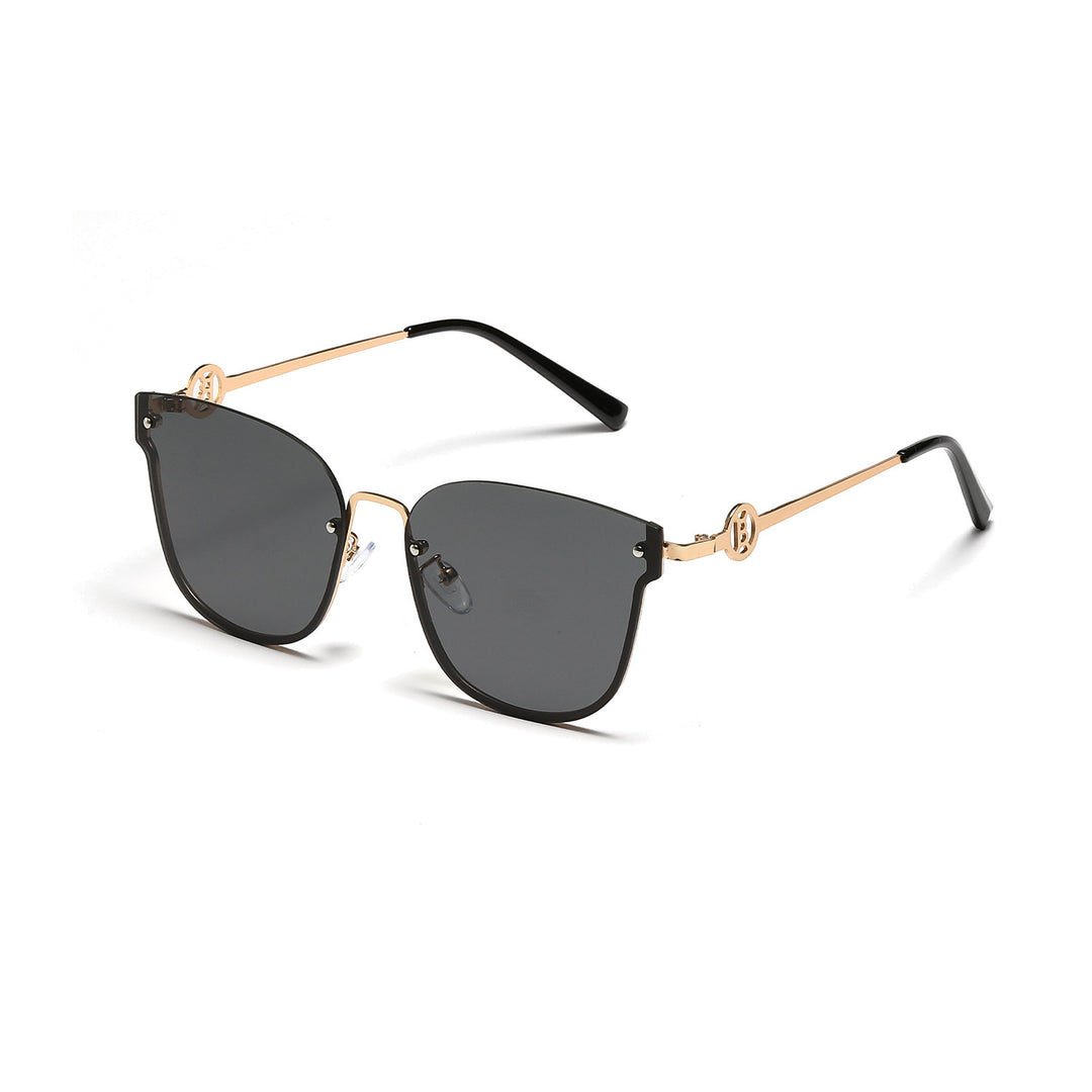 Women's fashionable oversized sunglasses with unique gradient Stornfield