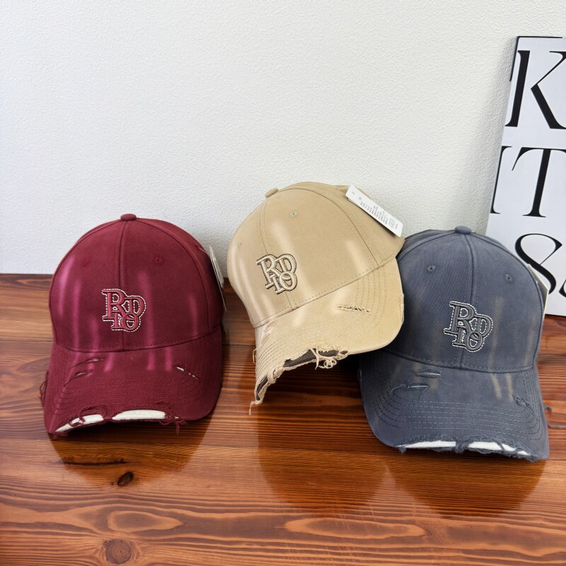Women's Distressed Classic Cotton Baseball Cap Stornfield