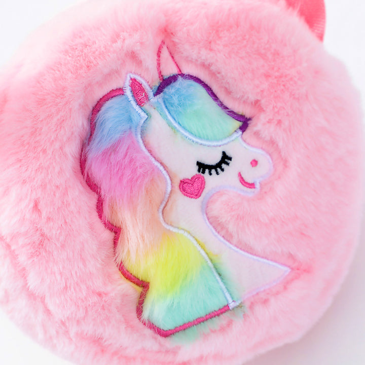 Plush shoulder bag with unicorn motif Stornfield