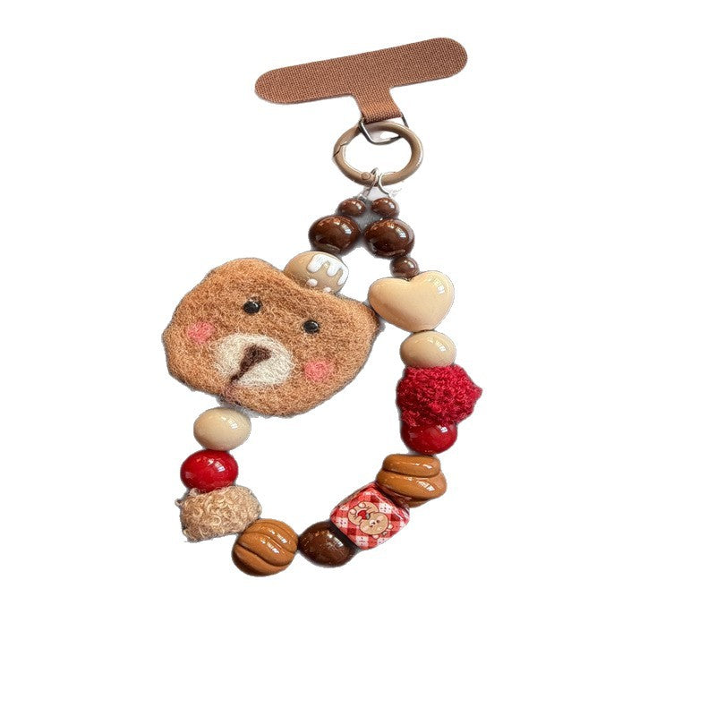 Whimsical Bear-Themed Charm Keychain Stornfield