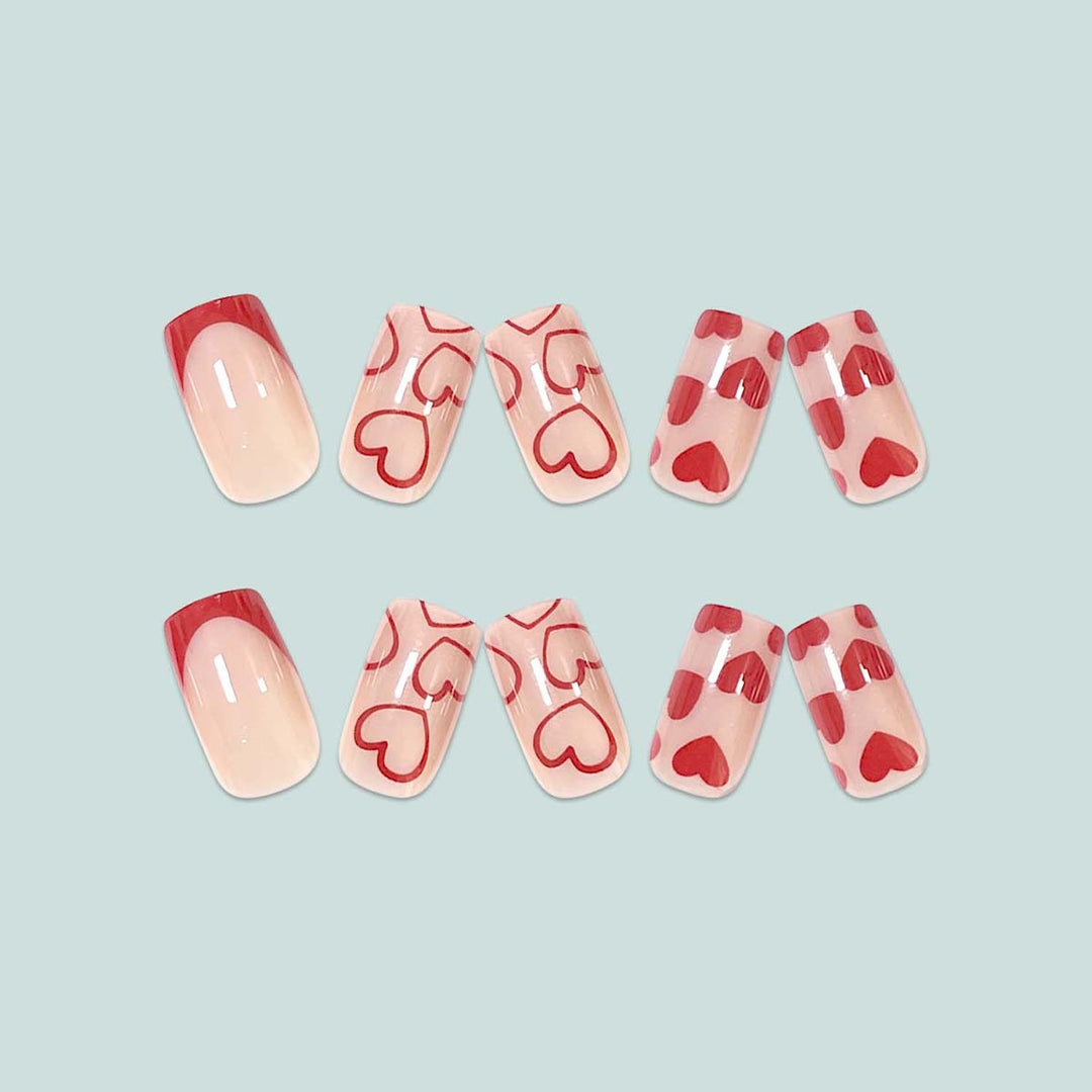 Artistic Nail Art with Heart Design Stornfield