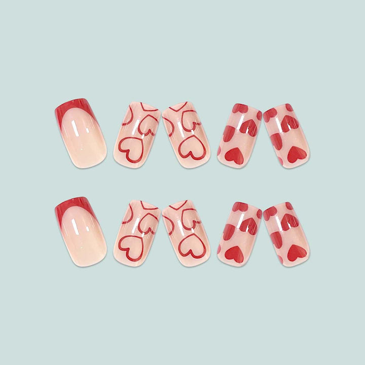 Artistic Nail Art with Heart Design Stornfield