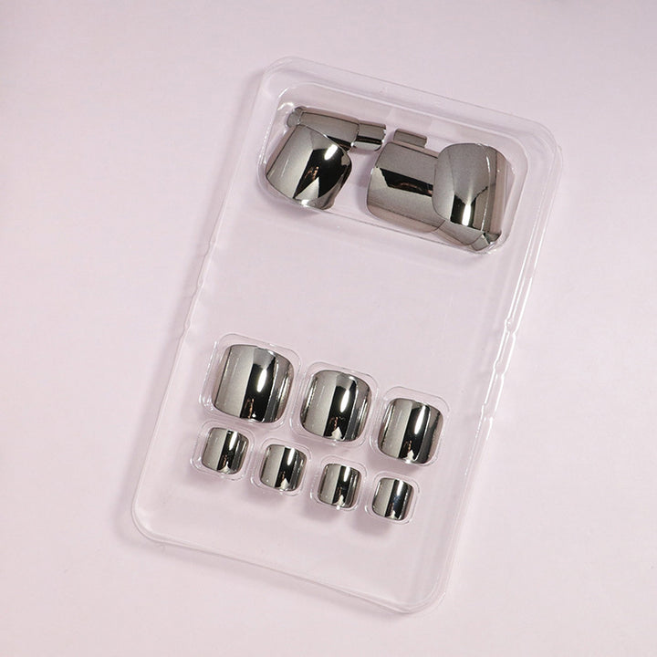 Premium Metallic Toe Nail Set Stornfield