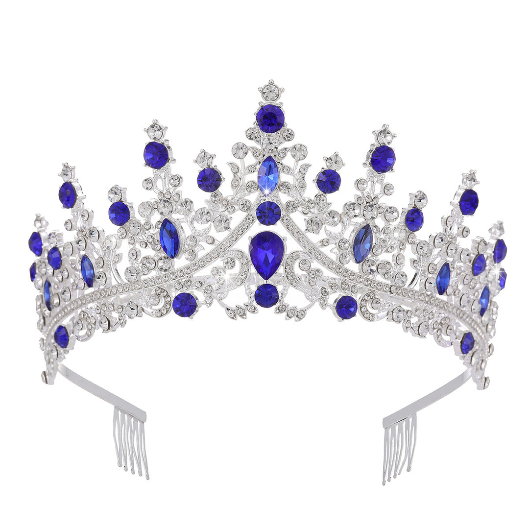 Ladies Rhinestone Tiara with Sparkling Gemstones Stornfield