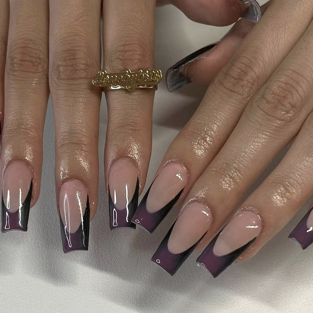 Trendy Ombre Stiletto Nail Extensions