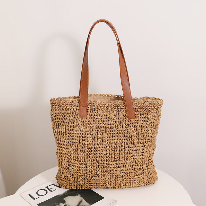 Natural braided tote bag Stornfield