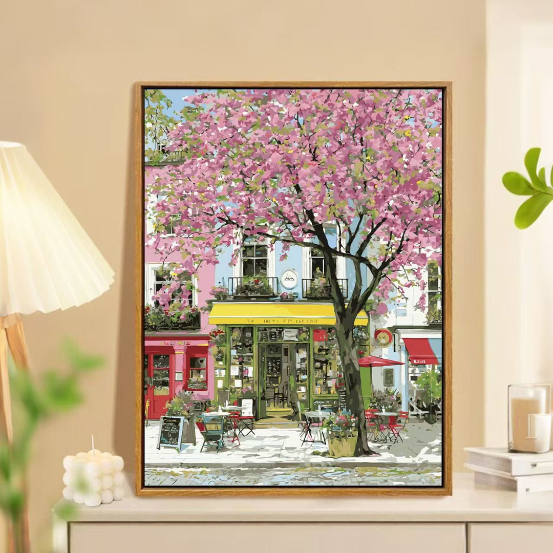 Charming Springtime Market Landscape Wall Art Stornfield