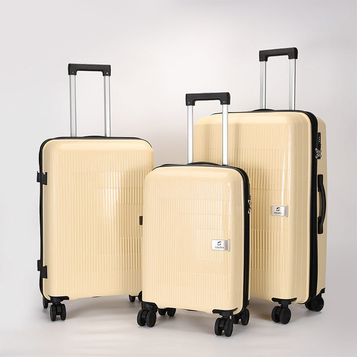multi-size hardshell spinner luggage set with telescopic handles and double-spinner wheels Stornfield