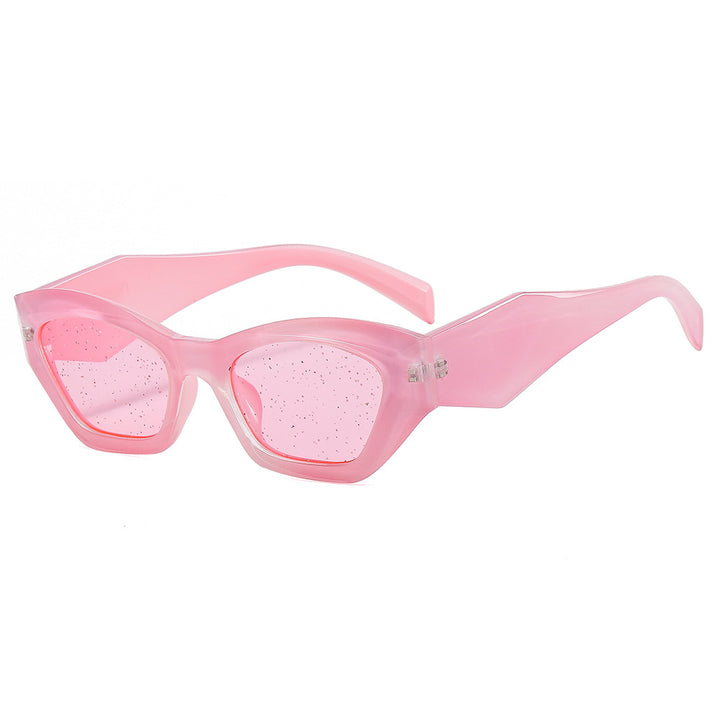 Women's geometric designer sunglasses with sparkling frame Stornfield