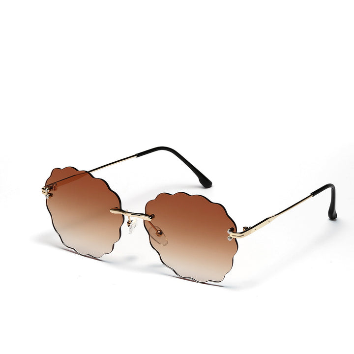 Ladies fashionable sunglasses in unique flower frame Stornfield