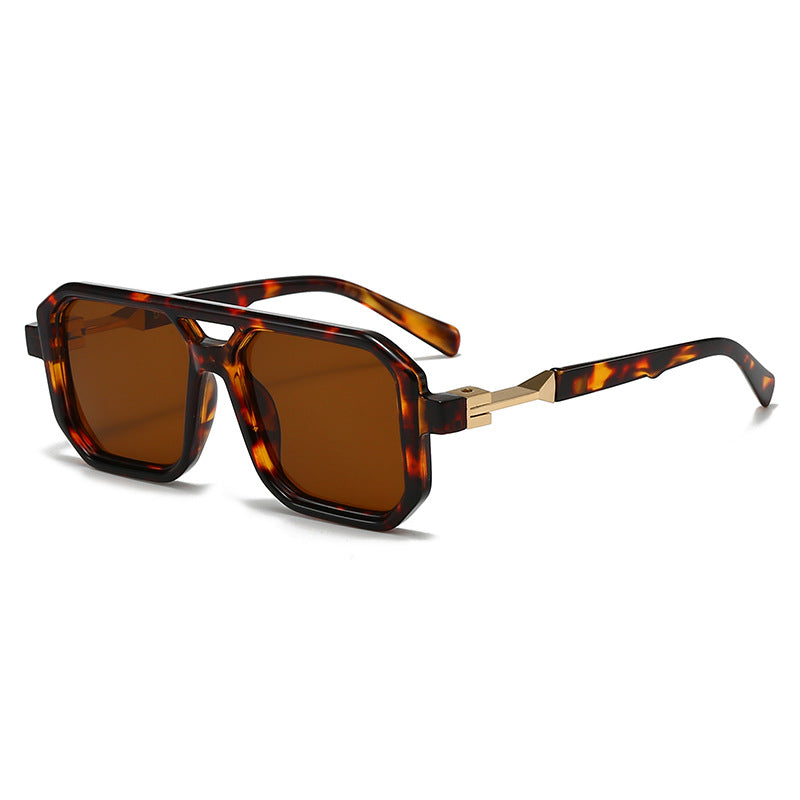 Ladies stylish oversized sunglasses with geometric frame Stornfield