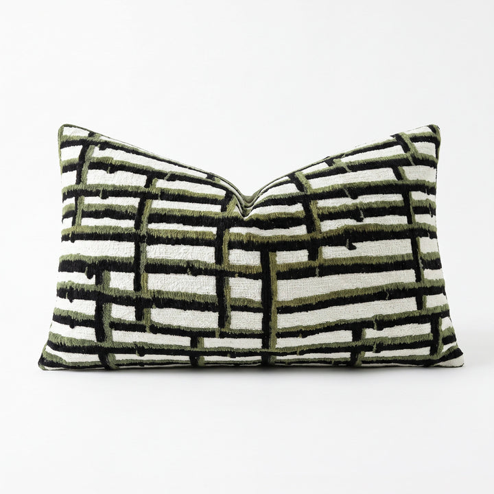 Structured decorative cushion cover