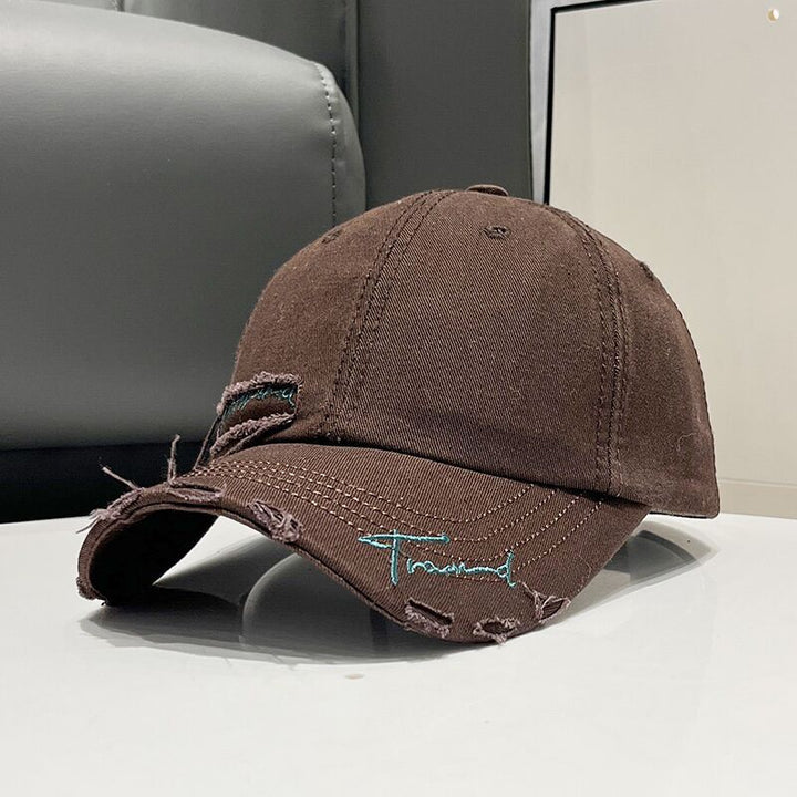 Unisex Distressed Graphic Baseball Hat Stornfield