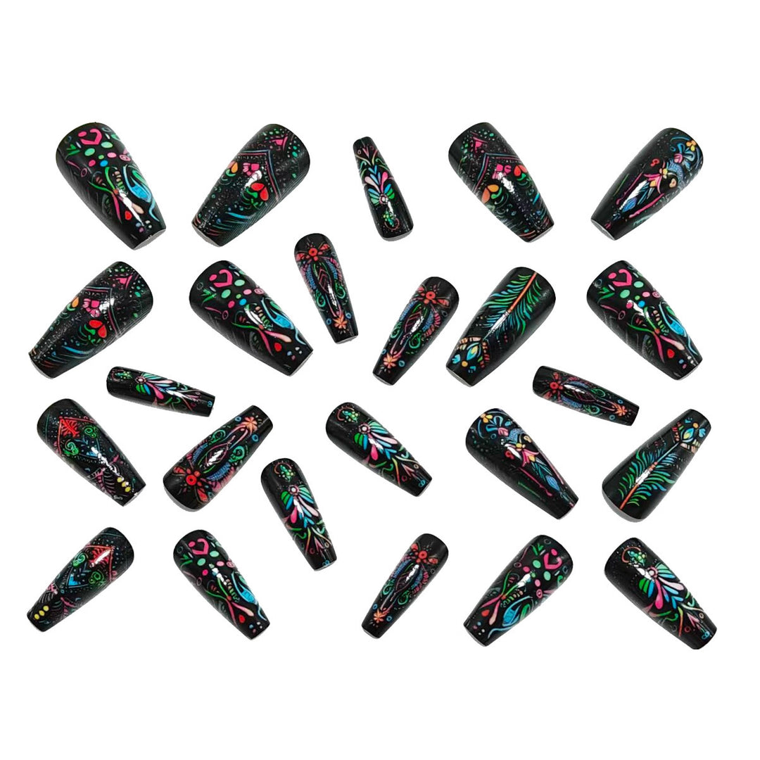 Artificial Nails in Creative Mandala Design Stornfield