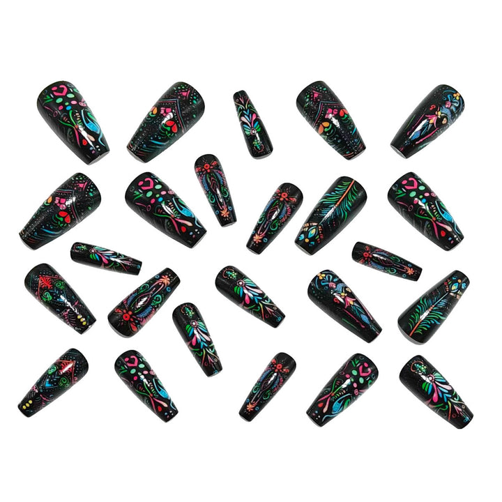 Artificial Nails in Creative Mandala Design Stornfield