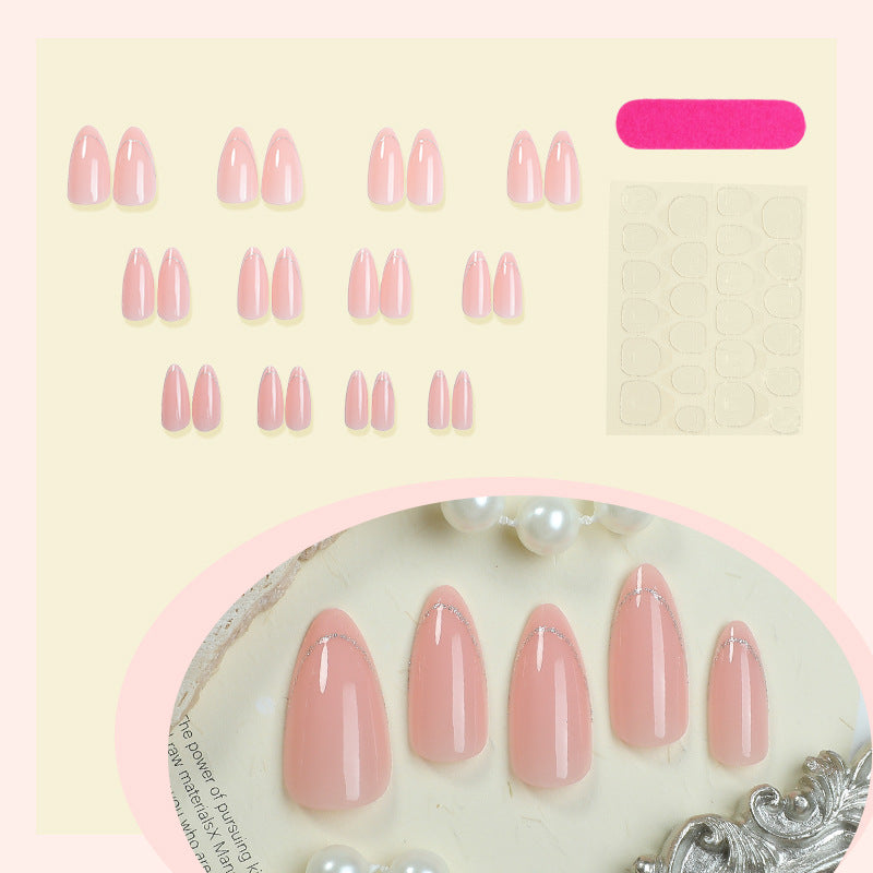 Artificial nail set with natural look and flexible fit Stornfield