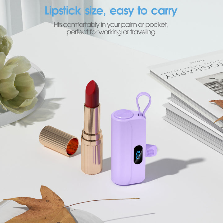 Compact power bank with integrated LED light Stornfield