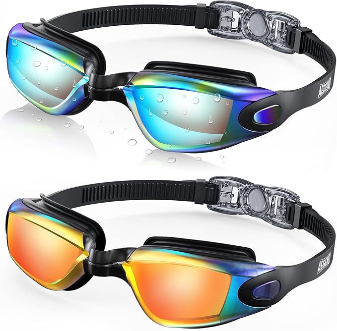Swim goggles with adjustable head strap and anti-fog technology Stornfield