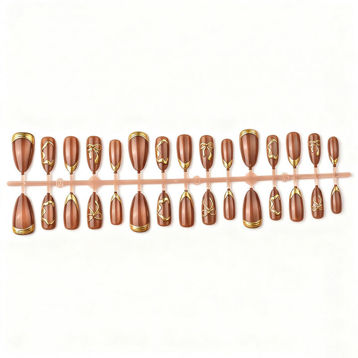 Decorative Press-On Nail Art Set Stornfield