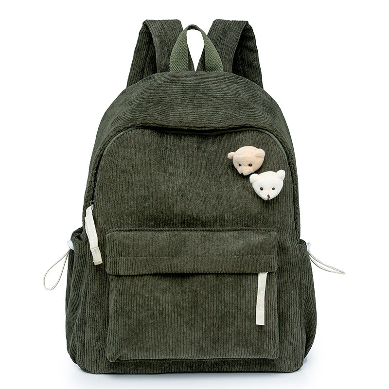 Adorable Plush Character School Backpack Stornfield