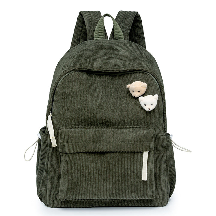 Adorable Plush Character School Backpack Stornfield