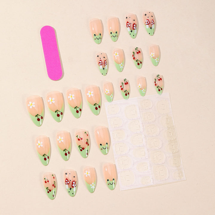 Whimsical Floral Nail Art Extensions Stornfield