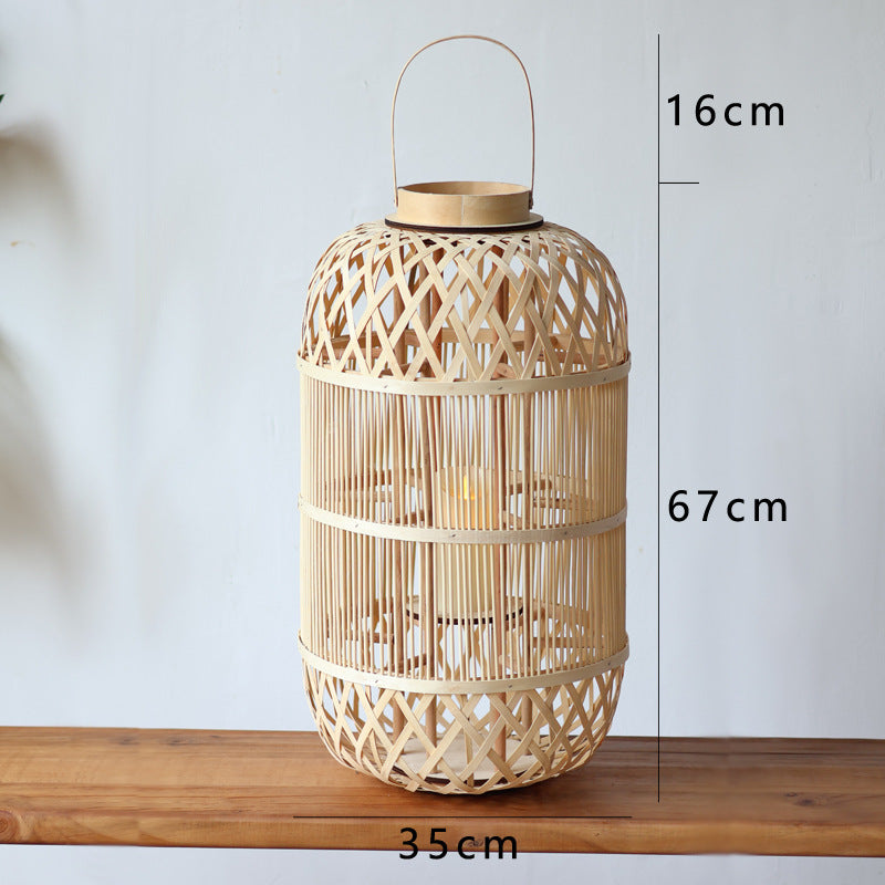 Stylish Rattan Lantern Stornfield