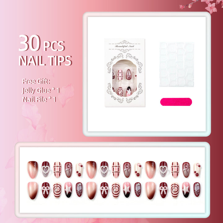 Decorative Manual Press-On Nail Art