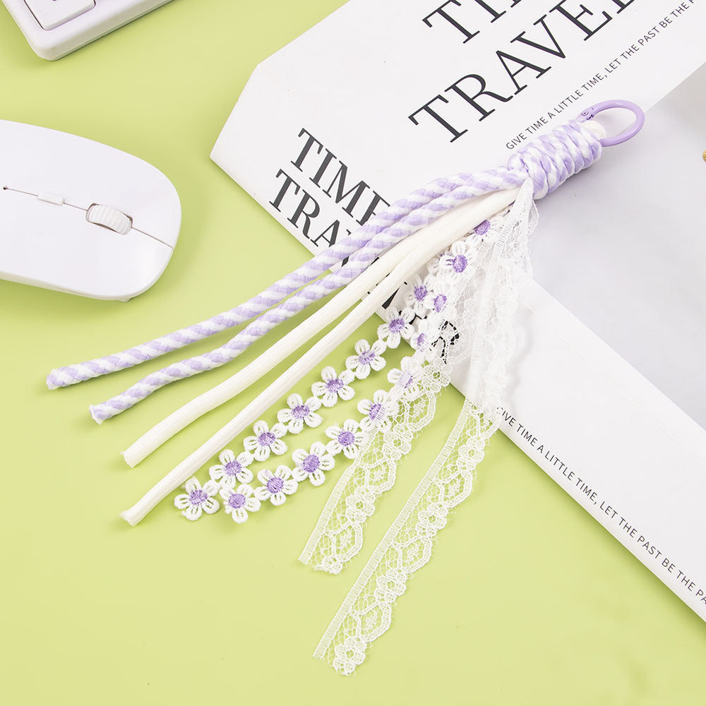 Decorative Lace and Braided Keychain Stornfield