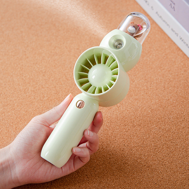 Ladies Portable Mini Hand Fan with Cute Animal Design Stornfield