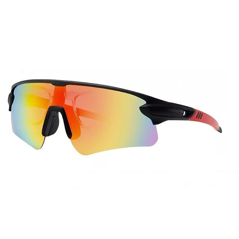 Unisex sporty high-performance sunglasses with aerodynamic design and adjustable nose pad Stornfield