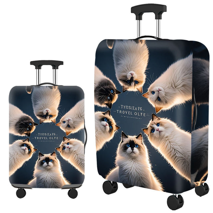 Tropical Leaf Print Hard Shell Luggage Stornfield