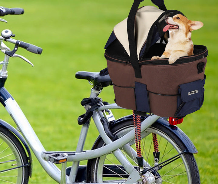 collapsible breathable soft pet carrier bag with mesh canopy and exterior pockets Stornfield