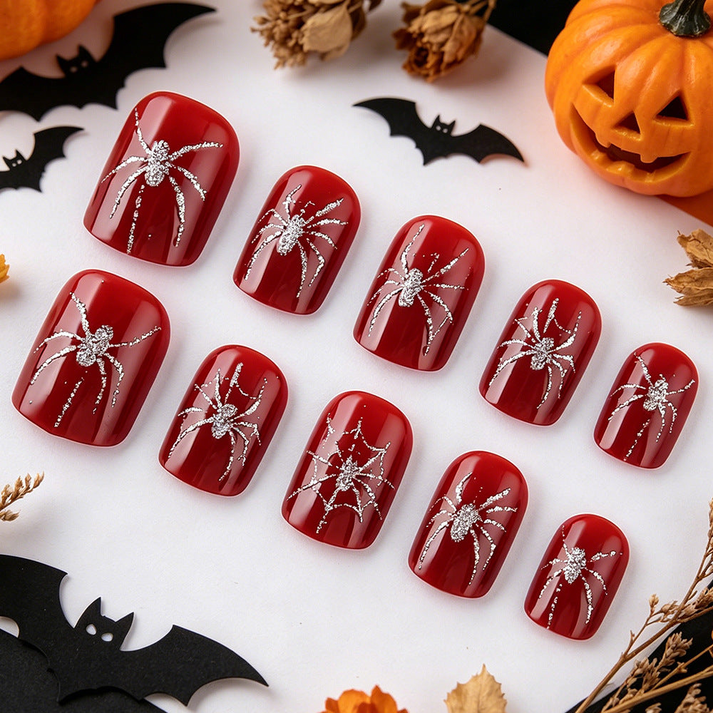 Halloween-Themed Spider Nail Art Stornfield