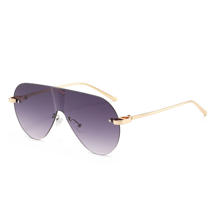 Ladies Oversized Sunglasses in Modern Aviator Style Stornfield