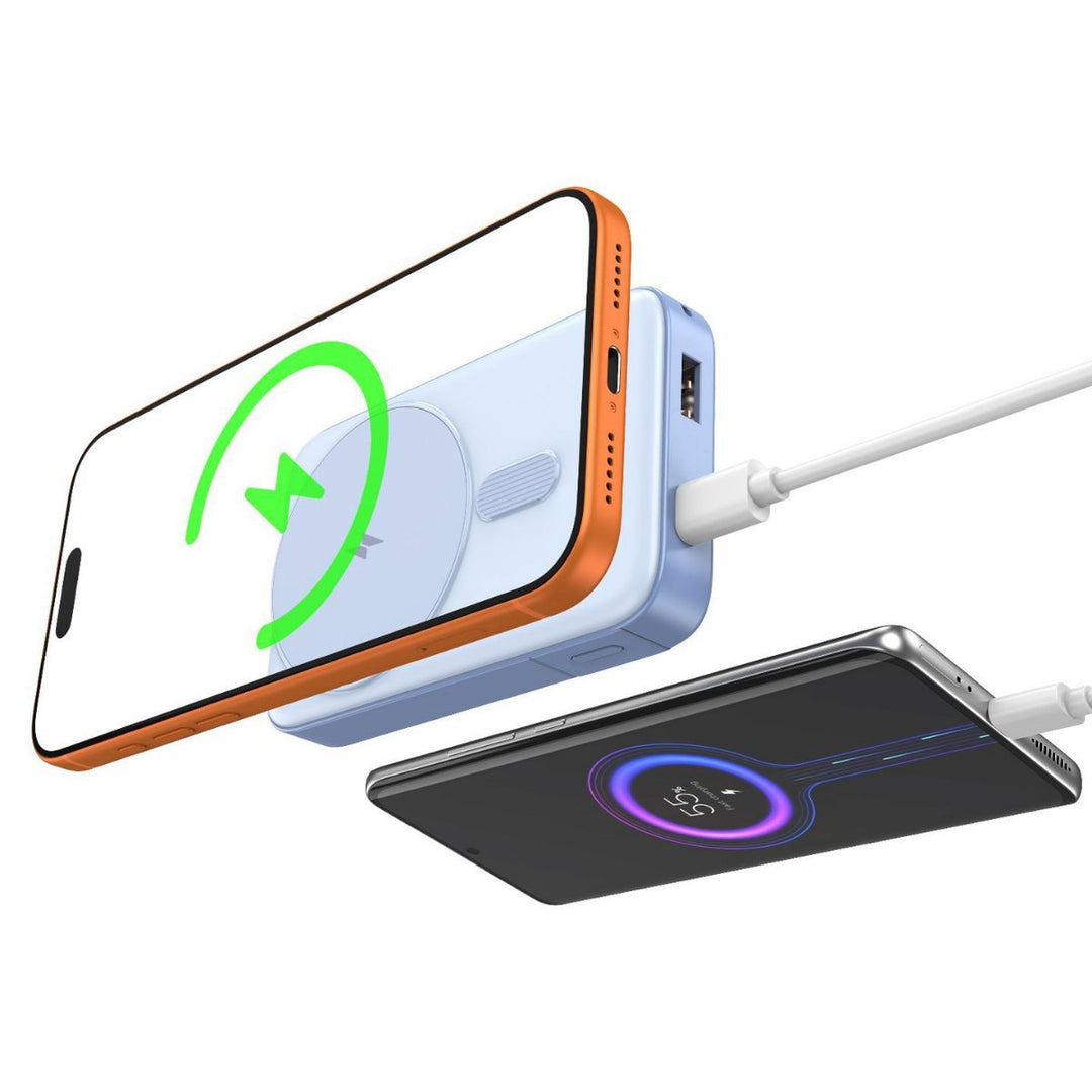 Wireless power bank with inductive fast charger and smart charging indicator Stornfield