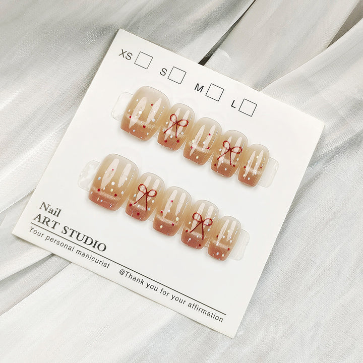 Glamorous artificial nails with holographic effect Stornfield